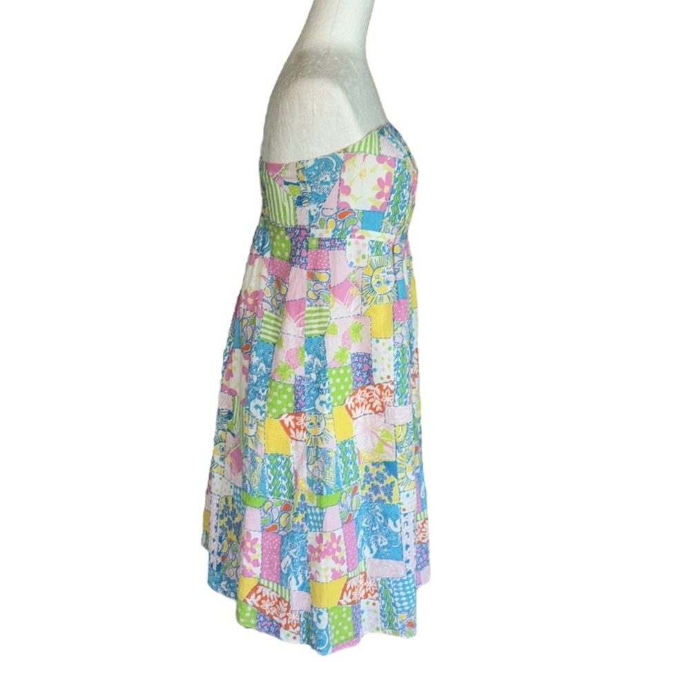 Lilly Pulitzer Gweneth Loco Patch Patchwork Flora… - image 4